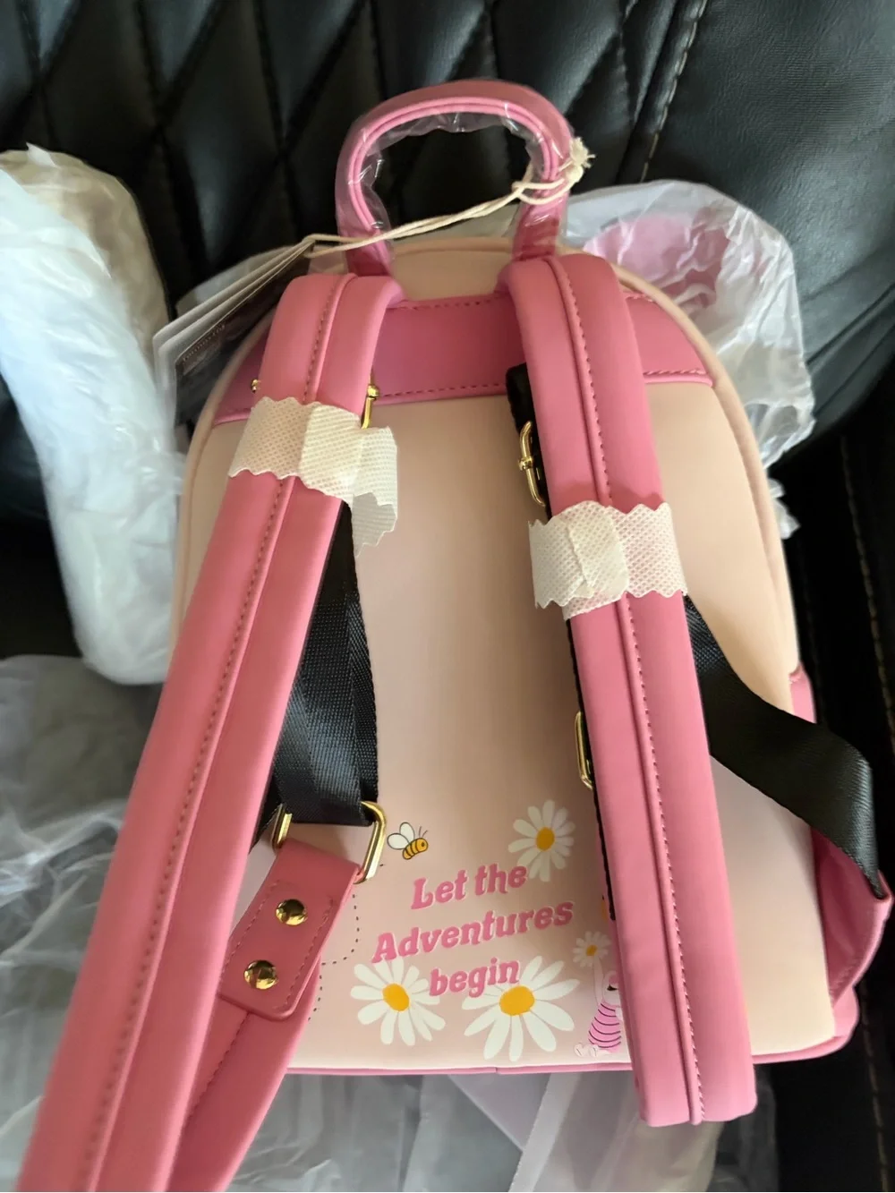 Loungefly Pink Piglet Daisy Mini Backpack